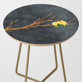 Florescentia | Gold on a Tree Side Table