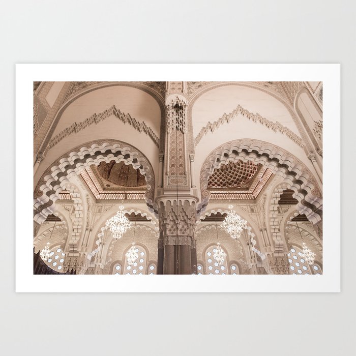 The Eyes of Hassan II Mosque - Casablanca, Morocco Art Print