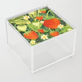 Summer Strawberries Acrylic Box