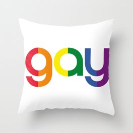 Gay Throw Pillow
