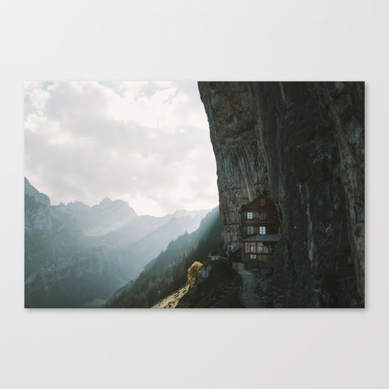 Mountain Cabin - Landscape Photography Canvas Print