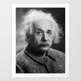 Albert Einstein Art Print