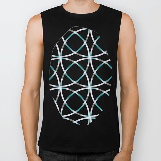 Intersecting Rings Fractal in TPGY Biker Tank