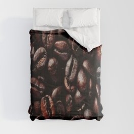 Dark Roasted Coffee Beans Comforter