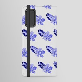 Hibiscus Tropical - Blue Android Wallet Case