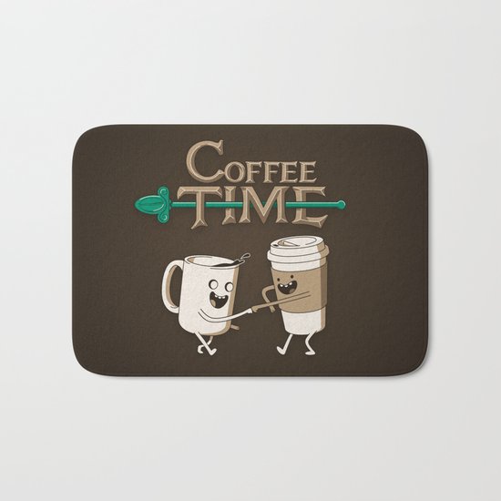 Coffee Time! Bath Mat
