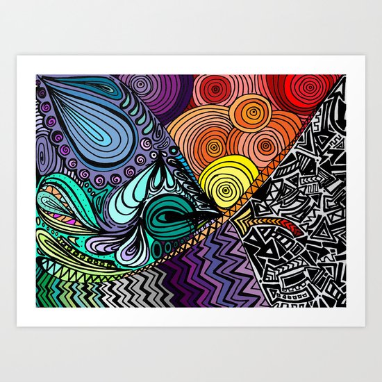 Extrovert Art Print
