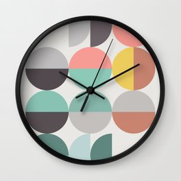 Modern circles I Wall Clock