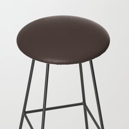 Dark Chocolate Brownie Solid Color Parable to Benjamin Moore Mississippi Mud 2114-20 Bar Stool