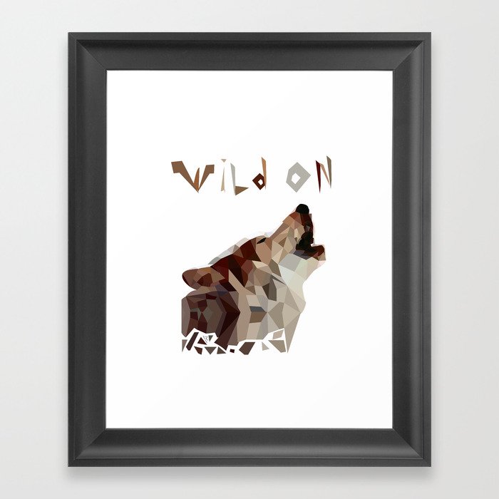 Wild On Framed Art Print