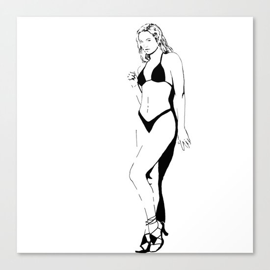 Girl Canvas Print