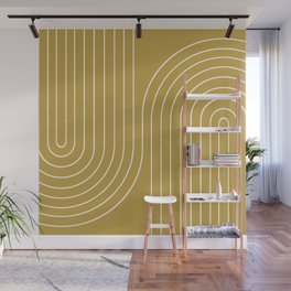 Minimal Line Curvature XCV Wall Mural