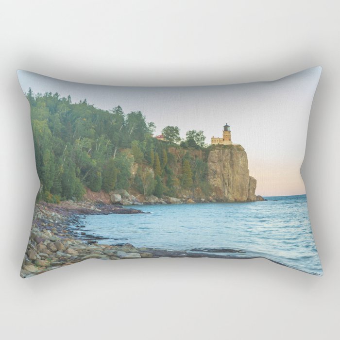 Split Rock Lighthouse Rectangular Pillow