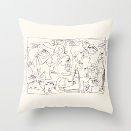 My Abstract Throw Pillow