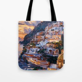 Panoramas of Italy, Positano Tote Bag