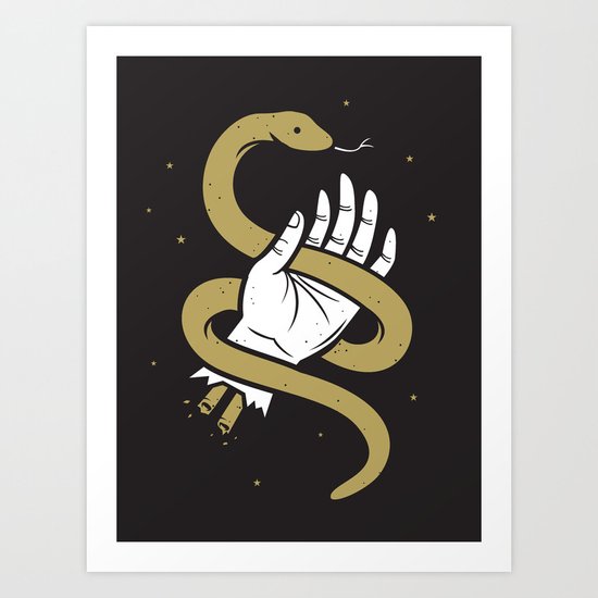 Keep Your Friends Close Art Print