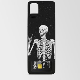 Rock and Roll Skeleton Design Android Card Case