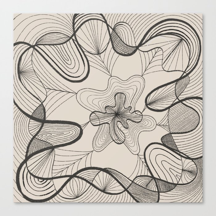 Abstract Web Canvas Print