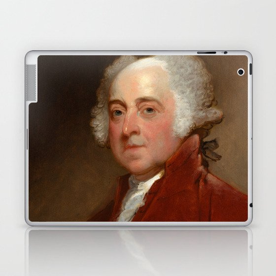 John Adams, 1821 by Gilbert Stuart Laptop & iPad Skin