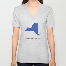 New York V Neck T Shirt