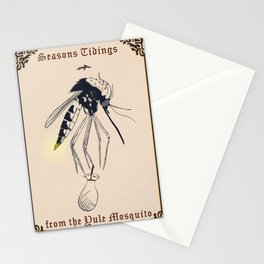 Yule Mosquito Stationery Card