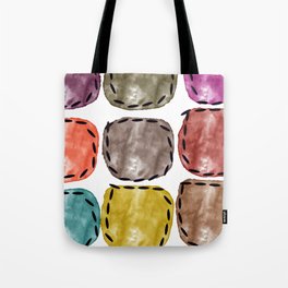 Watercolor Squares Tote Bag