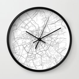 Chemnitz city map Wall Clock