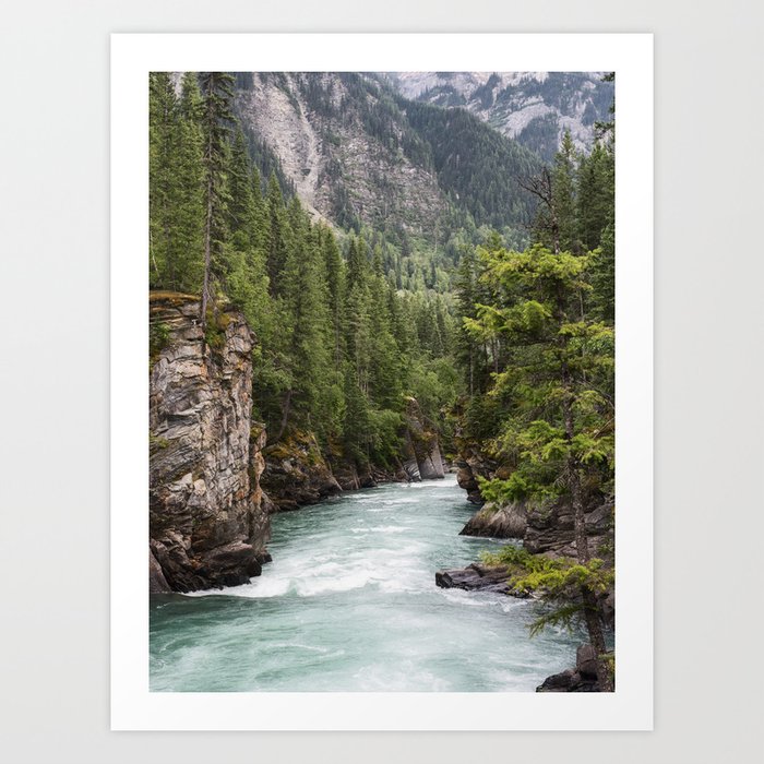 Rocky Mountains Landscape Photography No. 6 Art Print
