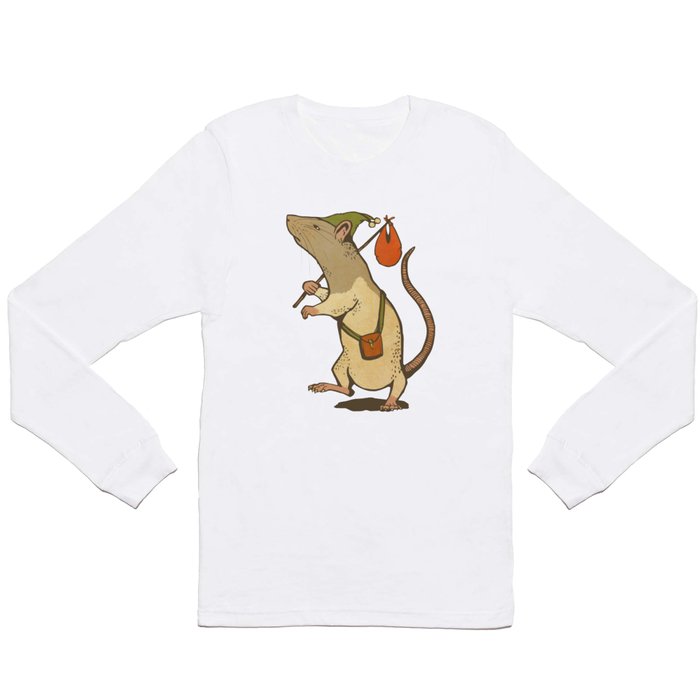 Muroidea Rat Tarot- The Fool Long Sleeve T Shirt