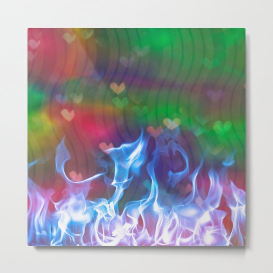 Burning Love Metal Print