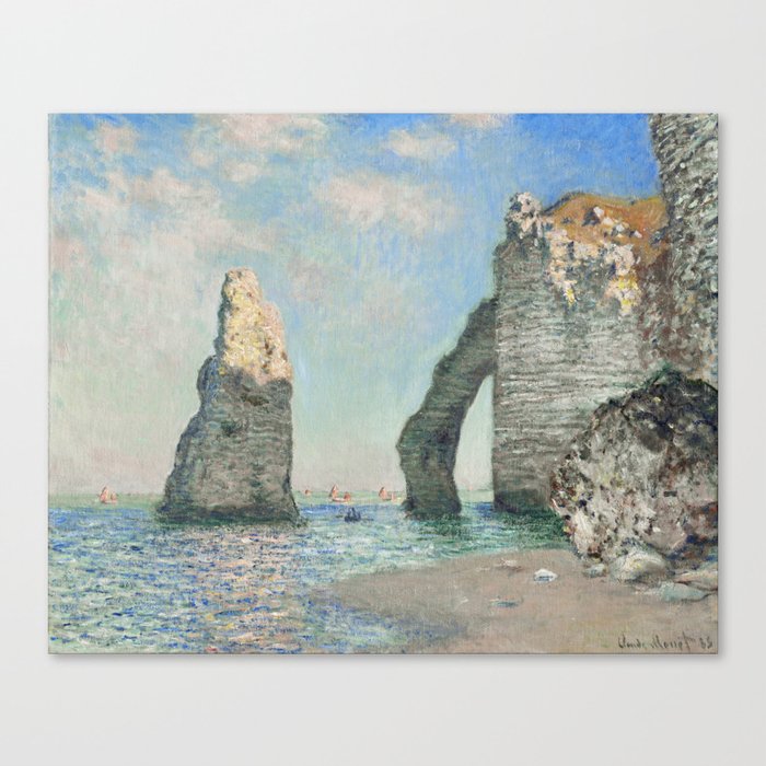 The Cliffs at Étretat Canvas Print