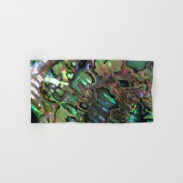 Oil Slick Abalone Mother Of Pearl Hand & Bath Towel