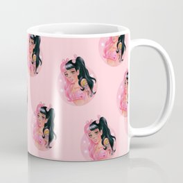 Dark Pink Girl Mug