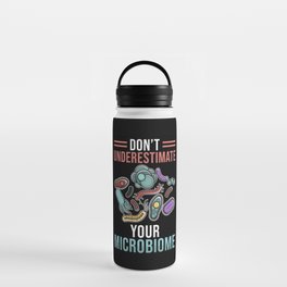 Microbiome Saying Water Bottle