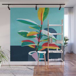 Colorful Ficus 1 Wall Mural