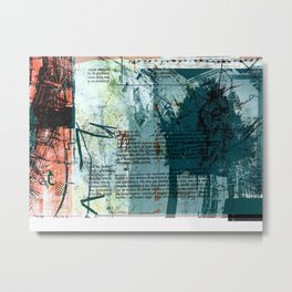 misprint 3 Metal Print | Collage, Digital, Typography, Abstract 