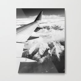 Rocky Mountain from the Sky Metal Print