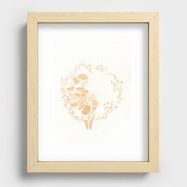 golden sheep Recessed Framed Print