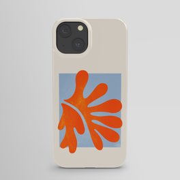 Red Coral Leaf: Matisse Paper Cutouts II iPhone Case