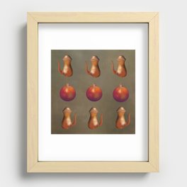 Pomegranates and jars Recessed Framed Print