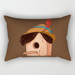Woodpecker´s house Rectangular Pillow