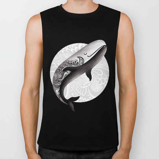 Whale Biker Tank
