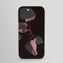 Pink Princess Philodendron  iPhone Case