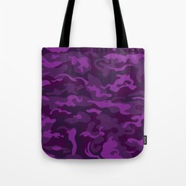 Camo Style - Purple Camouflage Tote Bag