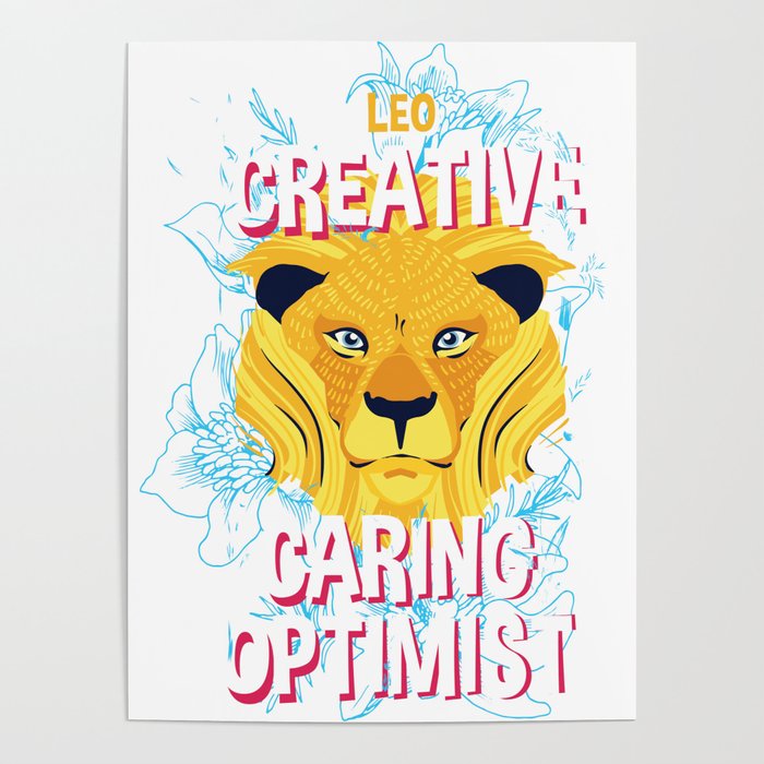 Leo Zodiac Horoscope Lion Spirit Animal Poster by Jacob Zelazny | Society6 Leo Zodiac Horoscope Lion Spirit Animal Poster by Jacob Zelazny | Society6