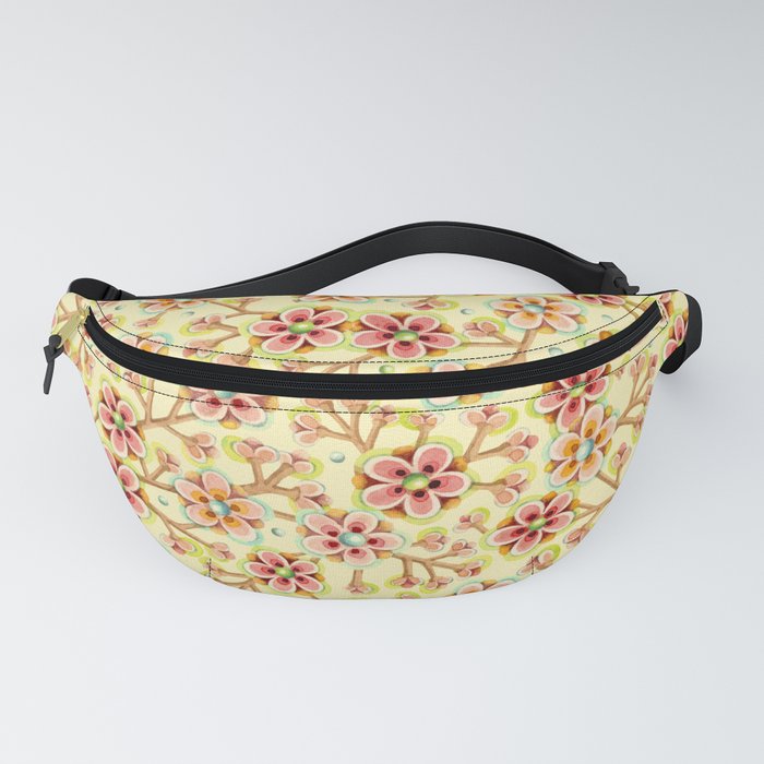 Candy Apple Blossom Yellow Fanny Pack