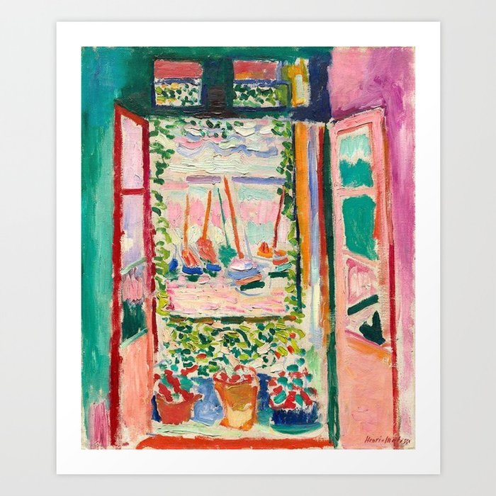 Henri Matisse - The Open Window Art Print