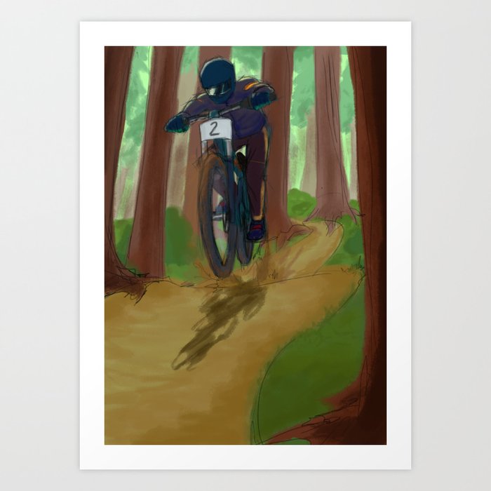 Mtb Art Prints Framed Recessed Society6