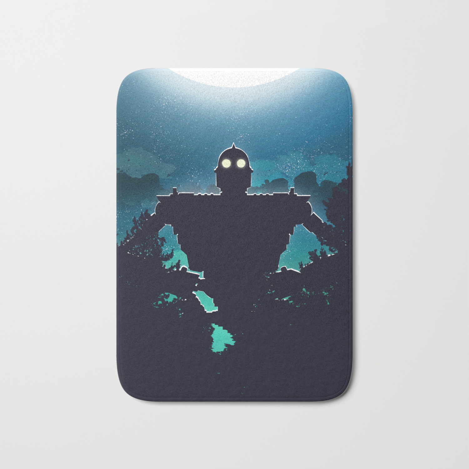 Iron Giant Bath Mat By Antoninoognissanti Society6