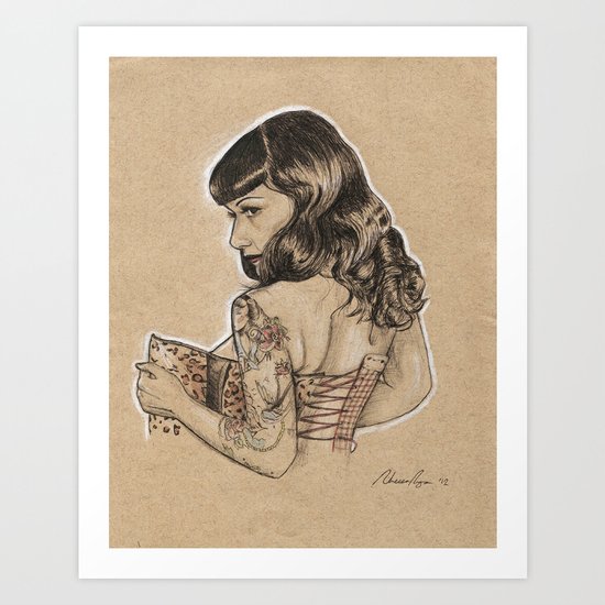 Anna Fur Laxis 2 Art Print
